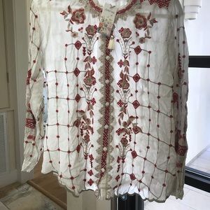 Johnny Was blouse.  Never been worn.